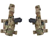 Airsoft Hunting Pistol Holster Tactical Tornado Universal Tactical Thigh Holster Multicam (Left)