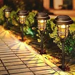 LETMY Solar Outdoor Lights, 8 Pack 