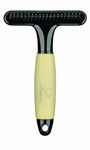 Conair Dog & Cat PGRDRMD Medium Tooth Undercoat Rake, 3/4-Inch - Small, yellow