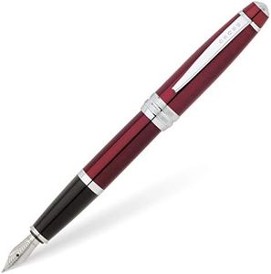 Cross Bailey Red Lacquer Fountain Pen with Medium Nib (AT0456-8MS)