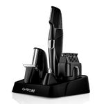 Groomiist All in One Beard Body & Ball Grooming kit Trimmer for Men Cordless Multi 4 in 1 Set | Nose-Ear Hair Trimer, Foil Shaver | Trimming Private Part Head 20 Length Setting & Fast Charging