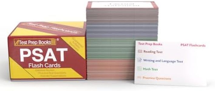 PSAT Study Cards: PSAT Prep 2024-2025 with Practice Test Questions [Full Color Cards]