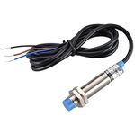 Heschen M12 Inductive Proximity Sensor Switch, Non-shield Type, LJ12A3-4-Z/BX, Detector 4mm, 10-30VDC 200mA, NPN Normally Open(NO), 3 Wire (1)