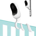 Safer Baby Monitor Mount for Owlet Duo, Owlet Cam Baby Monitor, Flexible Twist Mount for Crib Cot Shelves