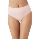 Wacoal Women's Feeling Flexible Seamless Hi-Cut Panty, Rose Dust, Medium