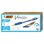 BIC Velocity Mechanical Pencil, Refillable, Thick Point (0.9 mm), 12 Pencils