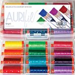 Aurifil Thread Set Bright Collection 50wt Cotton 12 Large (1422 Yard) Spools by Aurifil