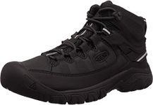 KEEN Men's Targhee EXP Mid Height Waterproof Hiking Boot, Black/Black, 11 D (Medium) US