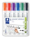 Staedtler 351WP6 Bullet Tip Whiteboard Marker, Pack of 6