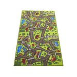 Extra Large 79" x 40"! Kids Carpet Playmat Rug | City Life, Great to Play with Cars & Toys - Have Fun! Safe, Learn, Educational -Ideal Gift for Children Baby Bedroom Play Room Game Play Mat Rugs