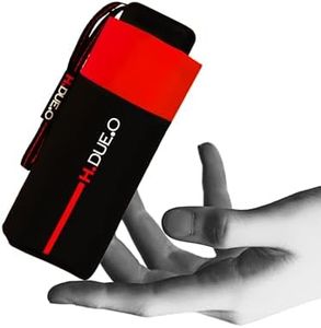 H.DUE.O Ombrello Tascabile Antivento [Solo 17 Cm] con Cupola Large. Ombrello Ultra-Leggero da Viaggio, Ombrello Portatile Piccolo Resistente Asciugatura Rapida [TRAVEL] (ROSSO)
