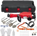 GarveeTech Demolition Jack Hammer 2200W Electric Set - Ideal For Superior Demolition Jobs, Noise-Canceling Earplug, Shoulder Strap