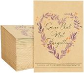 Seed Envelopes for Memorial Service, Gone But Not Forgotten (3.5 x 5 in, 100 Pack)