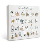 Social Worker Gift Wooden Sign - Al