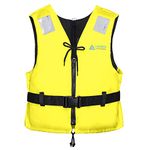 Leader Accessories Sport I Buoyancy Vest Aid, buoyancy aid, Foam buoyancy aid, CE EN ISO12402 Approval(Yellow Size XL)