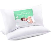 Celeep 2-Pack King Bed Pillows - 20 x 36-1200GSM Ultra Soft Sand Washed Cover, Sleeping Pillows with Lofty Microfiber Filling