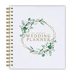 The Complete Wedding Planner Green Floral - UK Bridal Planning Book Journal & Organising Diary, Engagement Gift, Countdown Calendar
