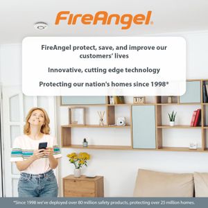 FireAngel Carbon Monoxide Alarm – Battery Operated CO Detector