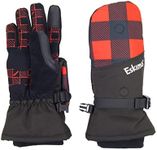 Eskimo® Buffalo Plaid Glomitt, Gloves, Unisex, Black Ice, M/L