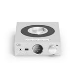 SHANLING EC3 CD Player, ESS ES9219C HiFi DAC, PCM32Bit/384kHz and DSD256, CD/USB Drive... Input, Optical/Coaxial/RCA Audio Outputs, 3.5mm Headphone Output CD Player & DAC with Remote Control (Silver)