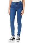 Levi's 721 High Rise Skinny Women's Jeans Bogota Heart (Blue) 30 30