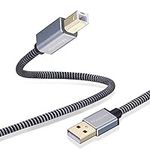 Nanxudyj Printer Cable 15ft, USB Pr