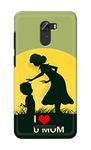 Trijas Cases� I Love You Mom Mother's Love Printed Designer Hard Back Case for Gionee A1 Lite Back Cover -(H4) JTS1003