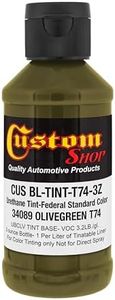 Custom Coat Camouflage Series 3 Ounce (Olive Green Federal Standard Color #34089) Urethane Tint Concentrate for Tinting Truck Bed Liner Coatings - Epoxy Resin