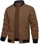 TACVASEN Mens Zip Up Jacket Lightwe