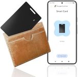 Wallet Tracker Card, Air Tracker Tags for Android - Work with Google‘s Find Hub App, Slim Bluetooth Tracker Smart Card Wallet Finder, IP68 Waterproof, Item Locator for Luggage Tags, Passports, Purse