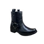 Shoe Bazar Black CowBoy Genuine Leather Boots for Men (sb-1030-black-6)