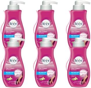 Veet Gel Hair Remover Cream, Sensitive Formula, 13.5 oz (Pack of 6)