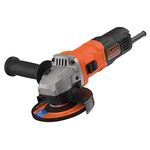 BLACK+DECKER 710 W Grinder Power Tool 115 mm with 5 Cutting Discs, BEG010A5-GB