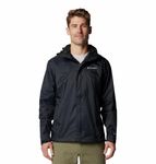 Columbia Mens Watertight II Rain Jacket, Black, S