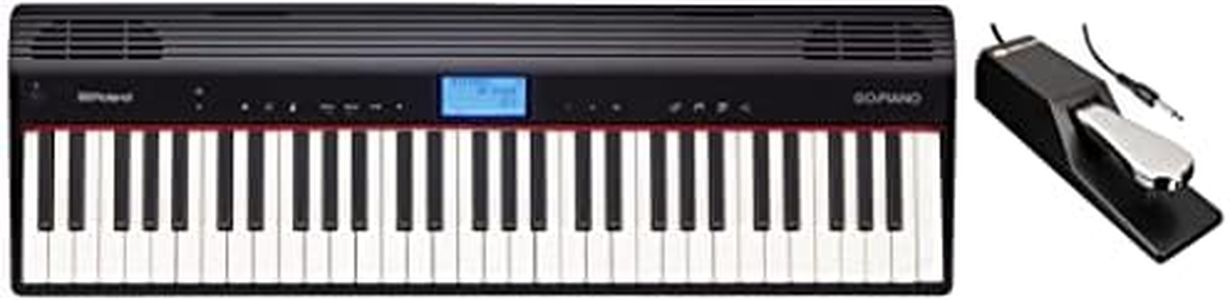 Roland GO-61P Clavier Electrique & M-Audio SP-2 - Pédale de Sustain Universelle de Type Piano pour des Claviers Électroniques, Contrôleurs Midi, Pianos Numériques, Synthétiseurs, Orgues et Plus Encore