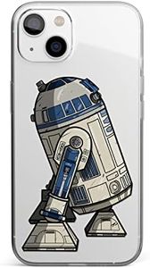 Cute Star-Wars Characters Kawaii Pattern Hybrid Custom Case Compatible with iPhone 15 pro max Plus 14 13 12 Mini 11 SE X + Other Models Personalized Protective Cover SW10 (Droid)