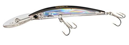 Yo-Zuri Crystal 3D Minnow Deep Diver Lure, Silver Black, 6-Inch