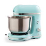 Delish by Dash Compact Stand Mixer 3.5 Quart with Beaters & Dough Hooks Included - Aqua, Blue (DCSM350GBBU02)