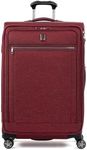 Travelpro Platinum Elite Softside Expandable Luggage, 8 Wheel Spinner Suitcase, TSA Lock, Men and Women, Bordeaux, Checked-Large 29-Inch, Platinum Elite Softside Expandable Spinner Wheel Luggage