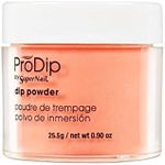 Supernail Prodip Colored Acrylic Dip 0.9 Ounce Powder Tangelo Orange