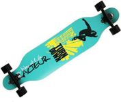 IRIS Drop Through Long-Board - Maple Skateboard with Graphic Design - Complete Skateboard Cruiser for Cruising, Carving, Free-Style and Downhill, 42 Inch x 9.5 Inch (L*W)