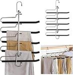 Pants Hangers Space Saving with 5 L