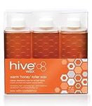 Hive Options Classic Warm Honey Wax Roller Depilatory Wax Cartridges 80g - Pack of 6