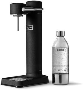 Aarke Carbonator 3, Sparkling Water Maker with Water Bottle, Matte Black Finish