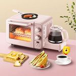 Air Fryer Oven Combo, Convection Toaster, Food Dehydrator, Functions To Fry, Roast, Dehydrate, Bake, Reheat (Pink) Useful