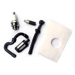 HURI Service Kit fit STIHL 017 018 MS170 MS180 Air Filter Oil Filter Fuel Filter Hopse Pipe Spark Plug