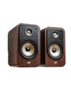 Polk Signature Elite ES10 Surround Sound Speakers - Hi-Res Audio Certified, Dolby Atmos & DTS:X Compatible, 1" Tweeter & 4" Woofer, Power Port Technology for Bass (Pair, Contemporary Walnut)