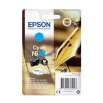 Epson 16XL Cyan Pen & Crossword High Yield Genuine, DURABrite Ultra Ink, XL High Capacity