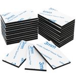 Ormith Double Sided Tape Heavy Duty 48 Pcs | Strong Double Sided Sticky Pads for Outdoor Indoor Wall Mounting | Water Proof Adhesive Strips for Quick Damage-Free Hanging (50 x 30mm)
