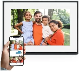 Loop Wi-Fi Digital Picture Frame with Touch Screen, 10-Inch Display, The Only Frame to Offer Text Message Photos Direct to Frame, Easy to use App, Gift to Keep Friends and Family Connected
